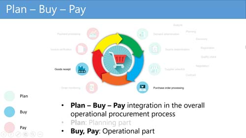 Figure 3: Operational buying part of the Plan - Buy - Pay process